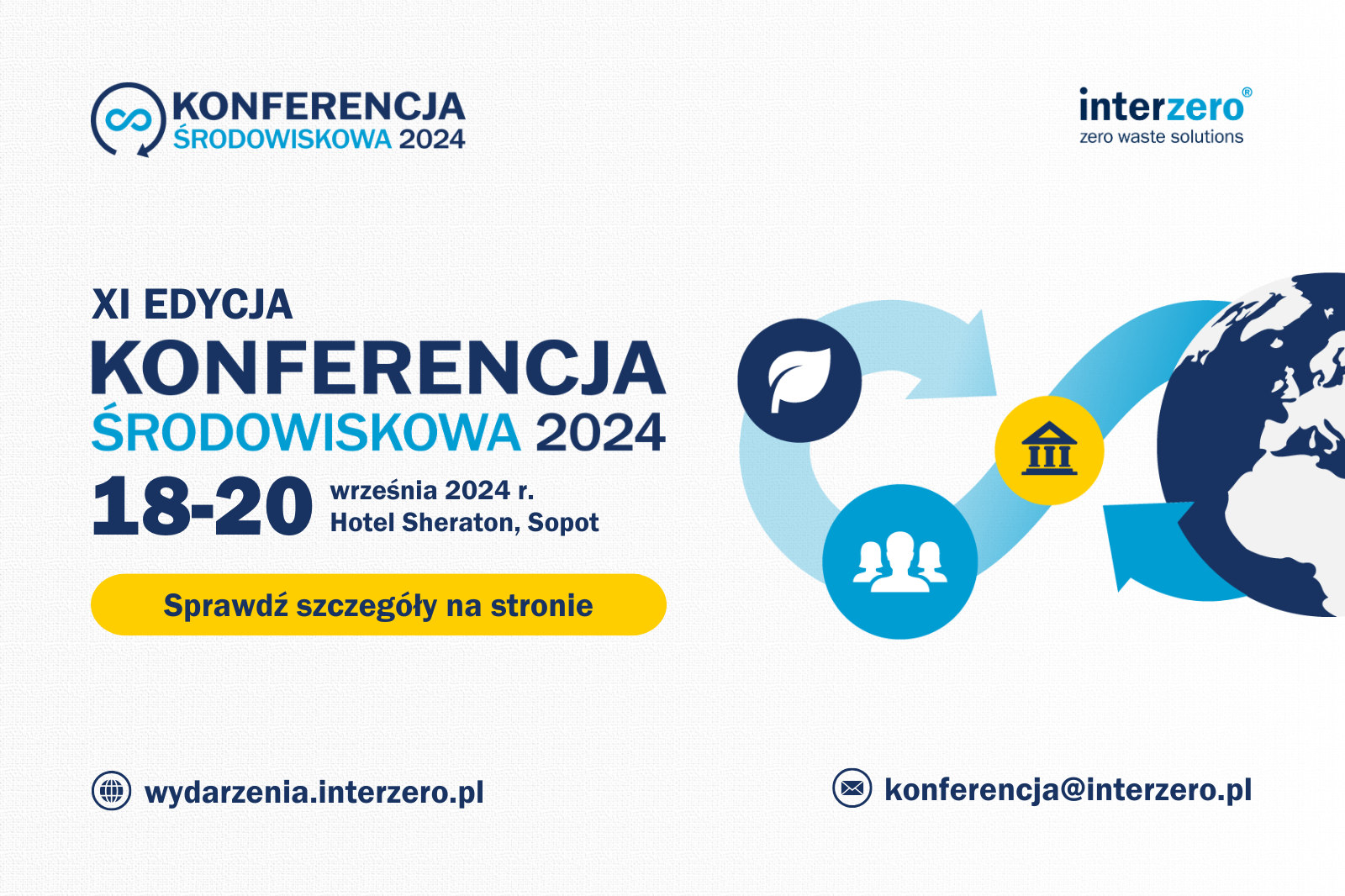 Konferencja Środowiskowa Interzero 2024 znak nieskonczonosci