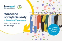 Posprzątaj swoją szafę na wiosnę! Weź udział w zbi&oacute;rce ubrań z Punktem Zwrotnym i Ubrania do oddania